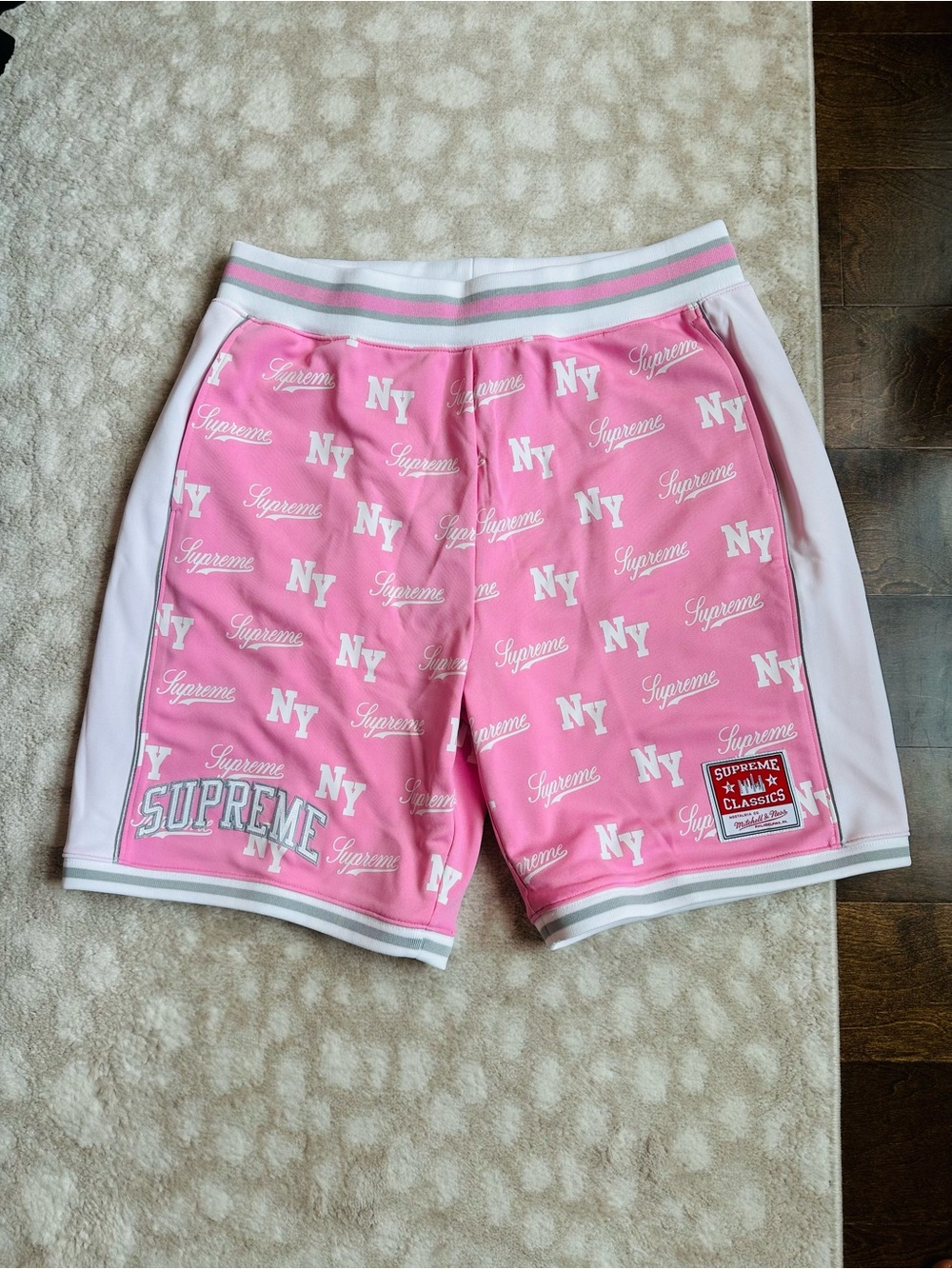 Supreme
x Mitchell & Ness® Monogram Basketball Shorts